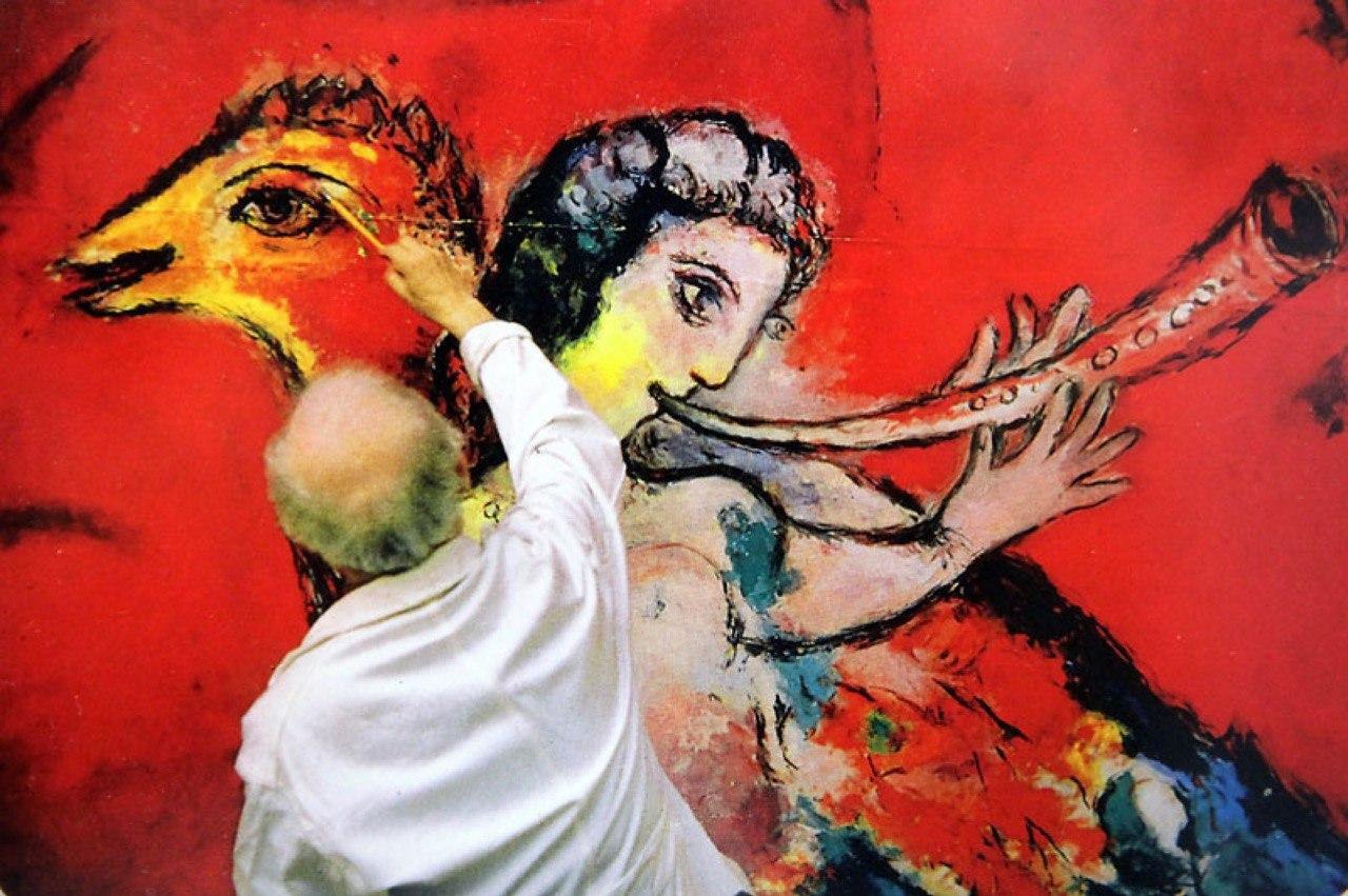 Метро шагал. Фрески марка Шагала в метрополитен опера.