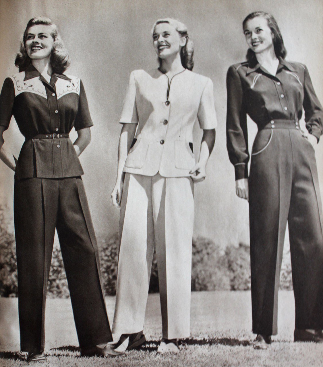 1940 одежда