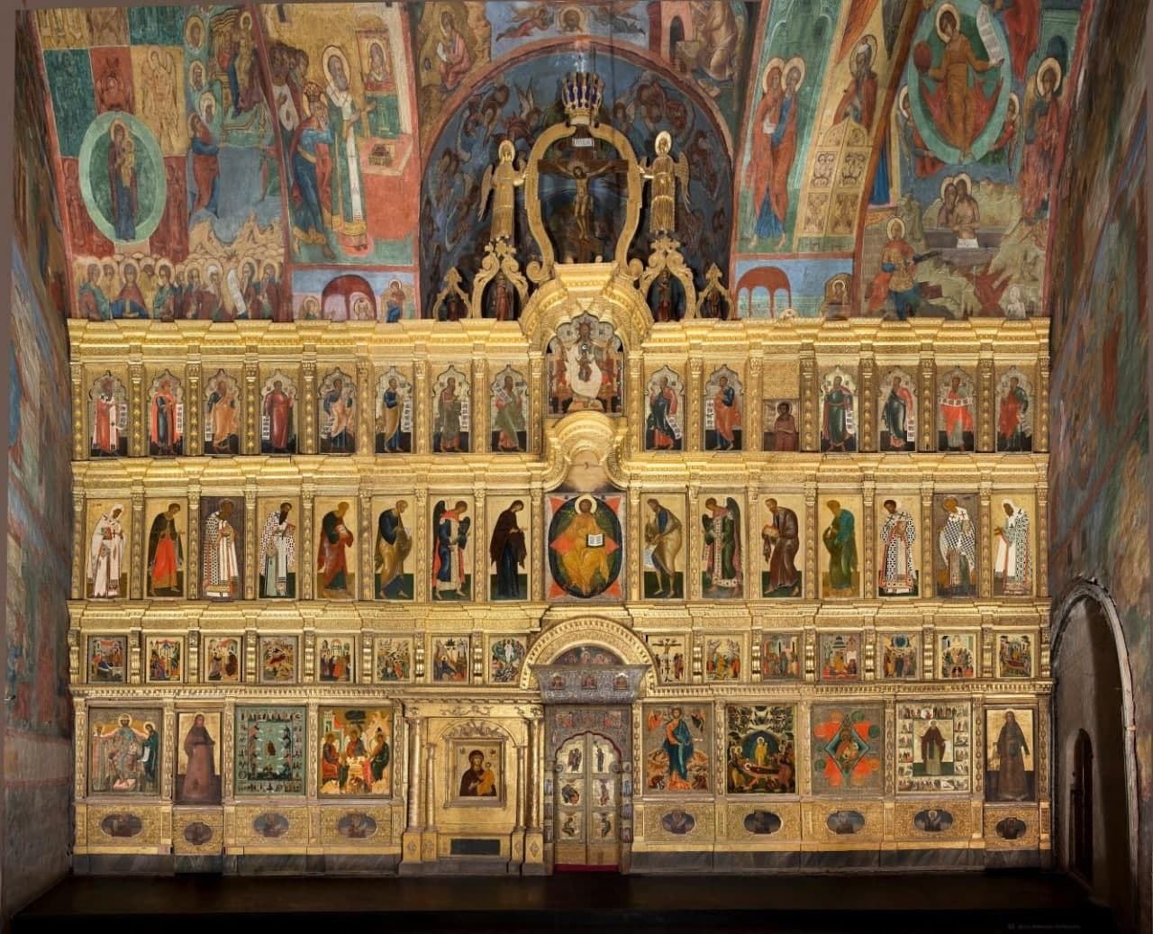 благовещенский собор московский кремль фрески