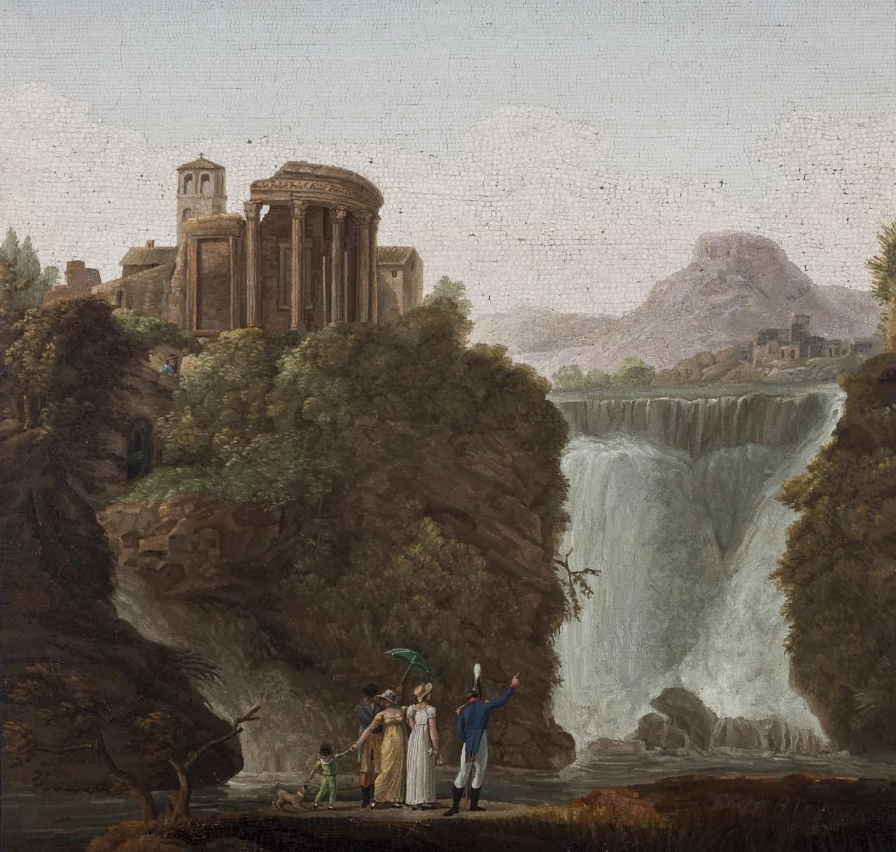 Семен Щедрин водопад в Тиволи 1773